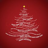 christmas tree of words