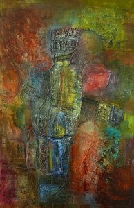 Колотвин Валерий Складки леса. 2001. 60 х 39. Холст, масло.jpg