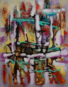 Колотвина Марина А крылья спят…. 2009. 72 х 56. Картон, акрил, масло.jpg