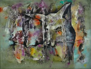 Колотвина Марина Глазами сумерек. 2010. 35,5 х 47. Холст, смешанная техника.jpg