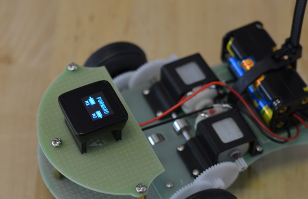 The MicroView can be the brains of your next Robot!