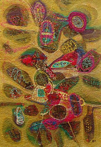 Колотвина Марина Древо желаний II. 1998. 75,8 х 52,5. Картон, акрил.jpg