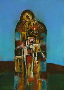 Егоров Константин Берегиня. 2011. 35,3 х 25,1. Холст, акрил.jpg